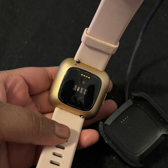 Fitbit Smartwatch with Black and Tan Case - Picture 5 of 6
